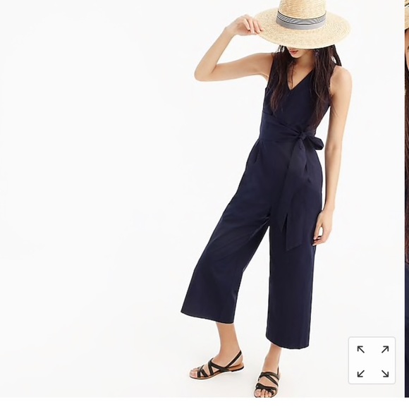 j crew poplin jumpsuit